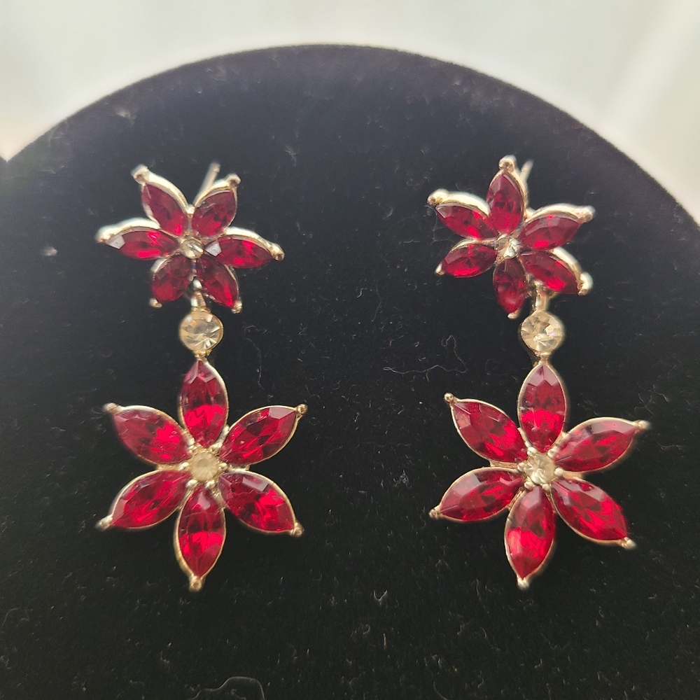 Flower earrings